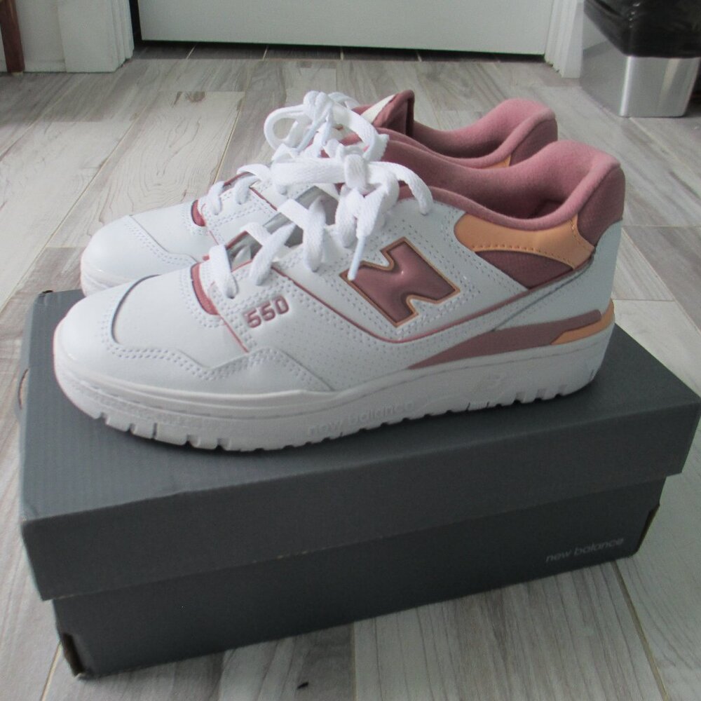 New Balance 550 white/pink